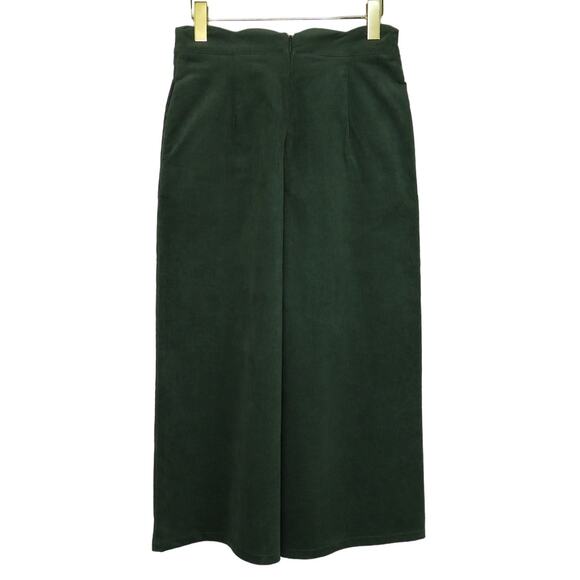 Urban Outfitters BP Green Corduroy High Rise Wide Leg Pants Scallop Waist Small - Picture 4 of 6